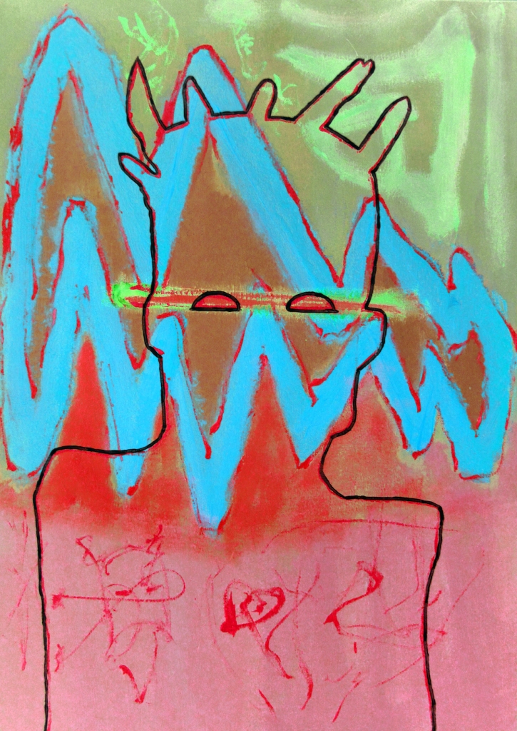 Jean-Michel Basquiat Medium Digital Art/Drawings & Paintings on Canvas Size 42 x 29,73 cm